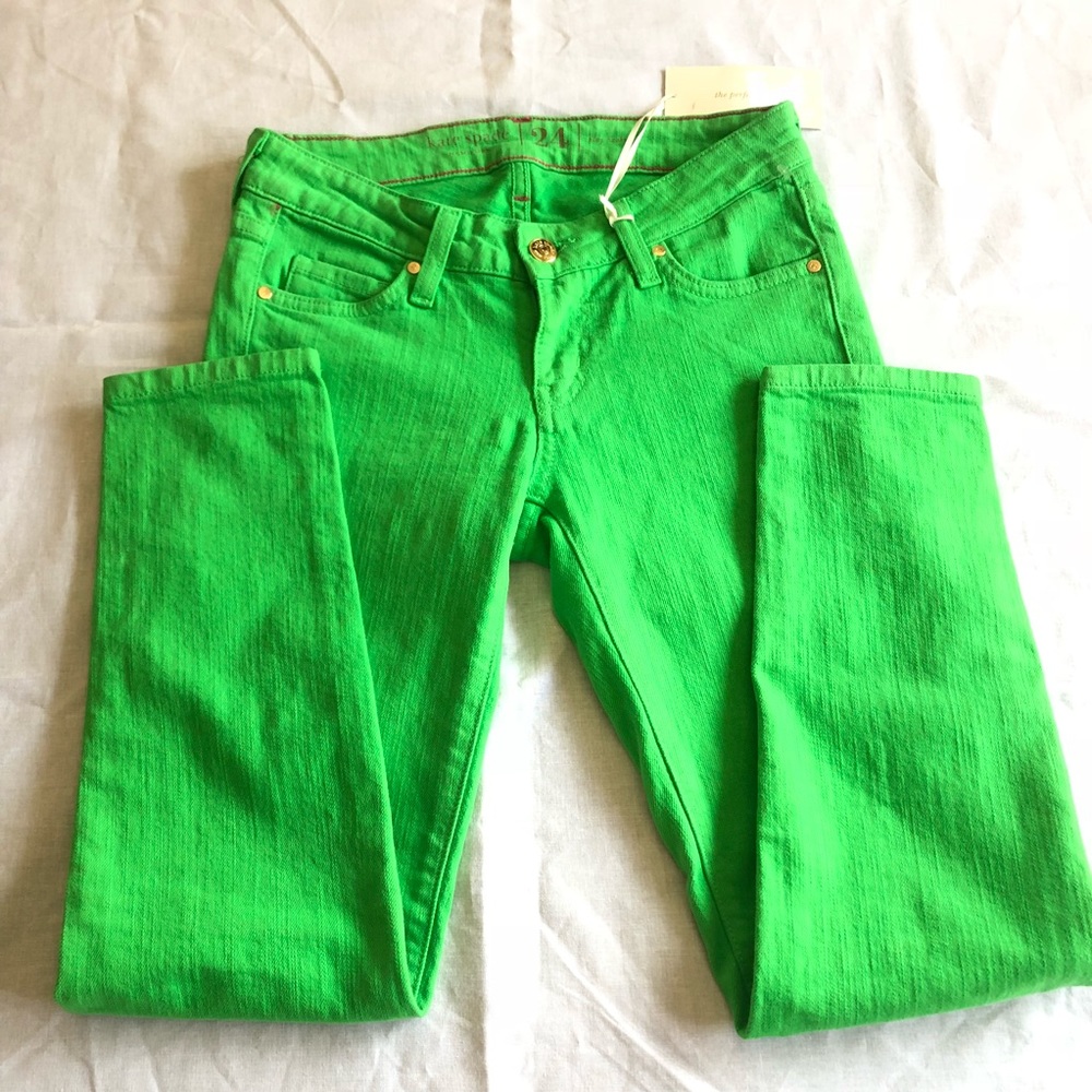Kate Spade Womens denim Pants NWT size 24 1a